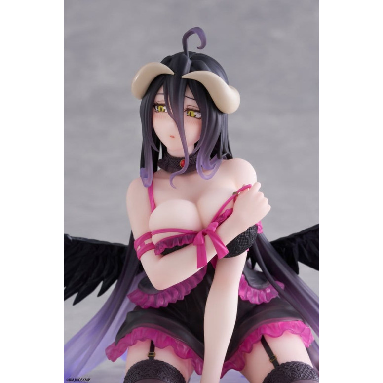 Taito - Albedo Cute Figure (Negligee Ver.) - Overlord