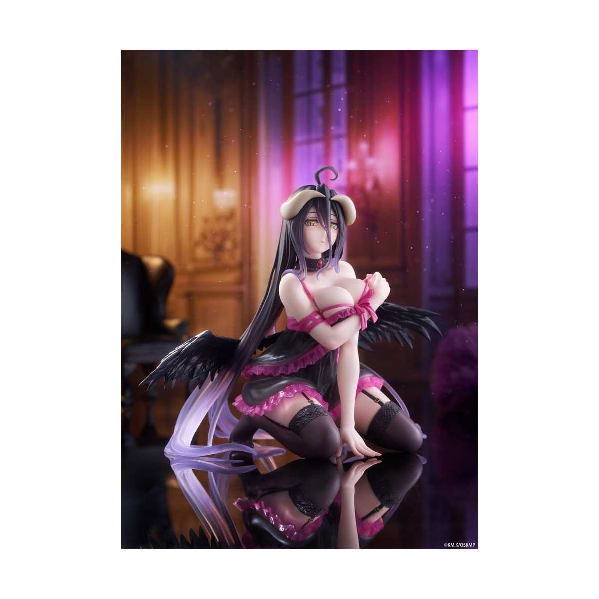 Taito - Albedo Cute Figure (Negligee Ver.) - Overlord