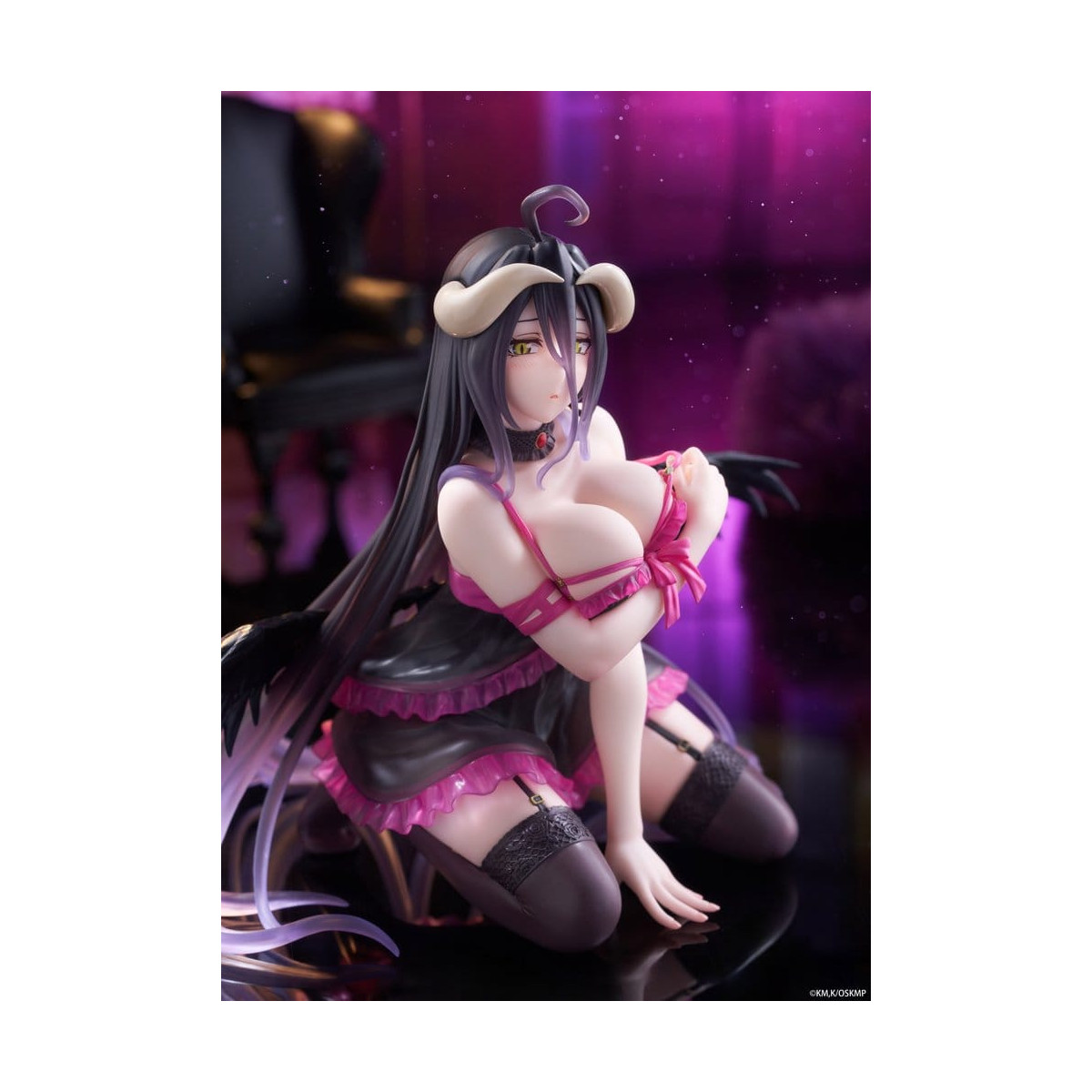 Taito - Albedo Cute Figure (Negligee Ver.) - Overlord