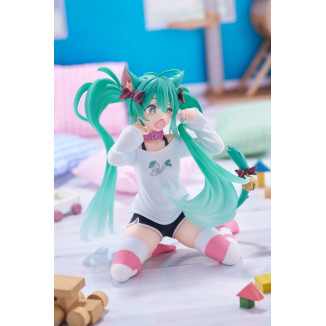 Taito - Desktop Cute Figure Hatsune Miku Cat Ear T-Shirt Ver.