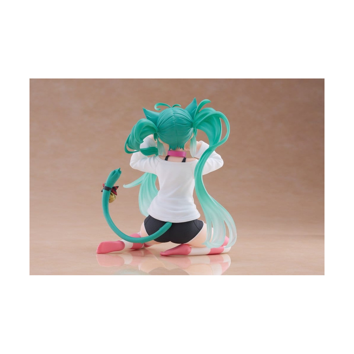 Taito - Desktop Cute Figure Hatsune Miku Cat Ear T-Shirt Ver.