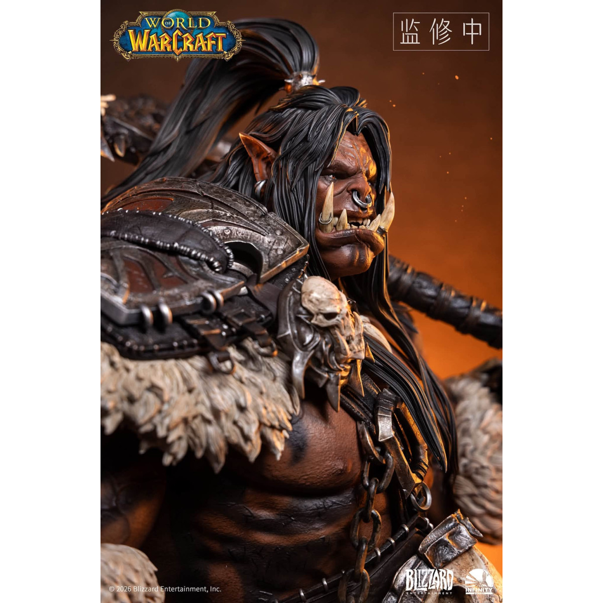 INFINITY STUDIO x BLIZZARD - Grommash Hellscream - 1/3 Scale Bust World of Warcraft