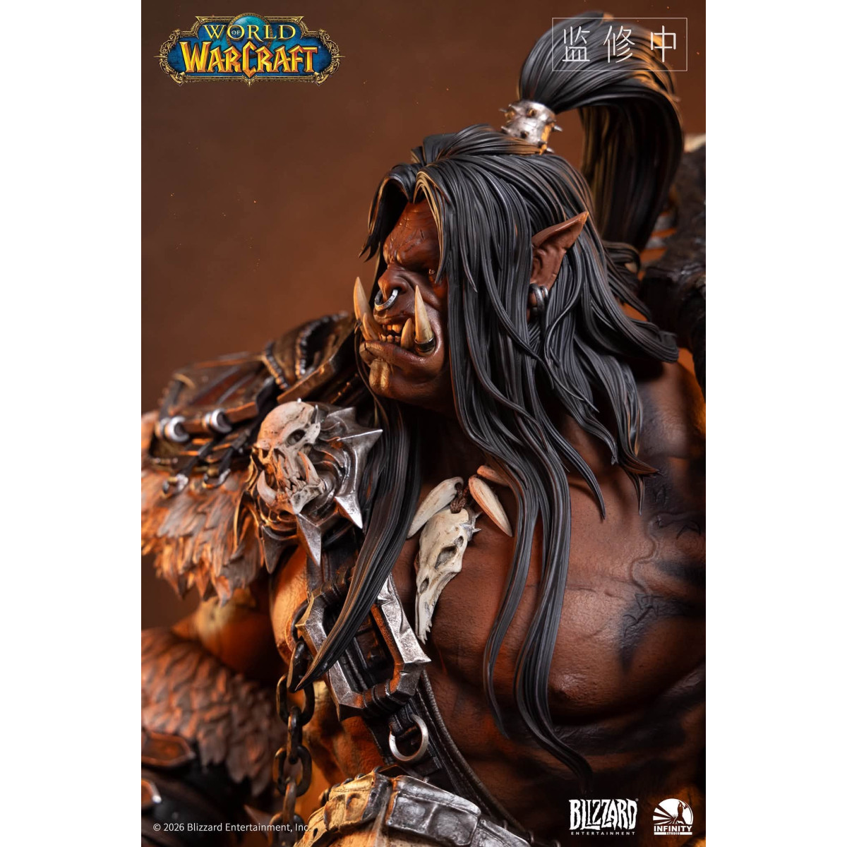 INFINITY STUDIO x BLIZZARD - Grommash Hellscream - 1/3 Scale Bust World of Warcraft
