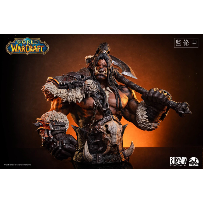 INFINITY STUDIO x BLIZZARD - Grommash Hellscream - 1/3 Scale Bust World of Warcraft