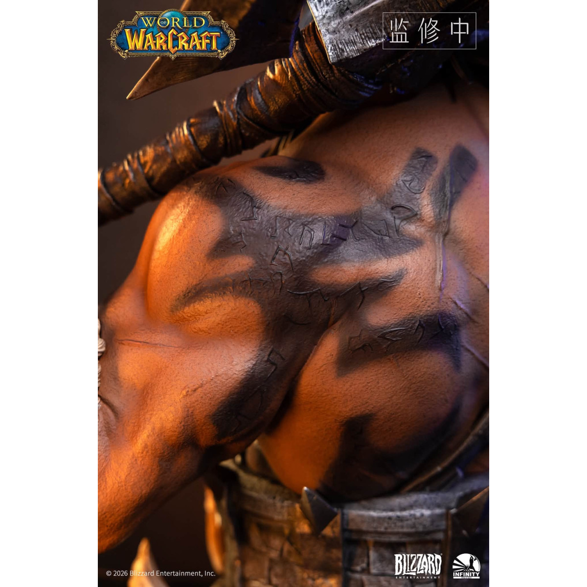INFINITY STUDIO x BLIZZARD - Grommash Hellscream - 1/3 Scale Bust World of Warcraft