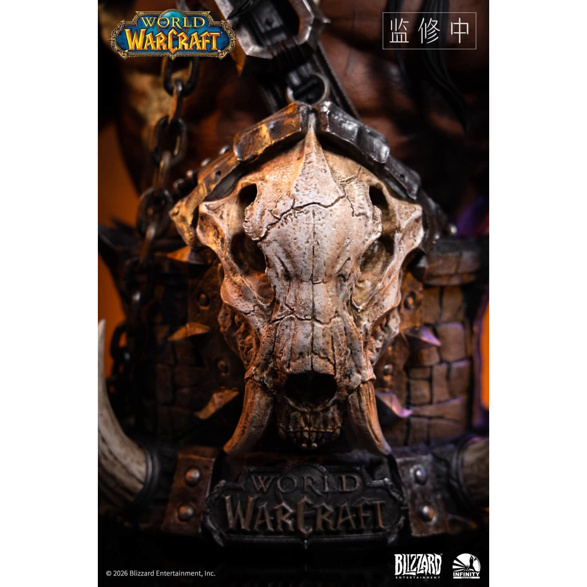 INFINITY STUDIO x BLIZZARD - Grommash Hellscream - 1/3 Scale Bust World of Warcraft