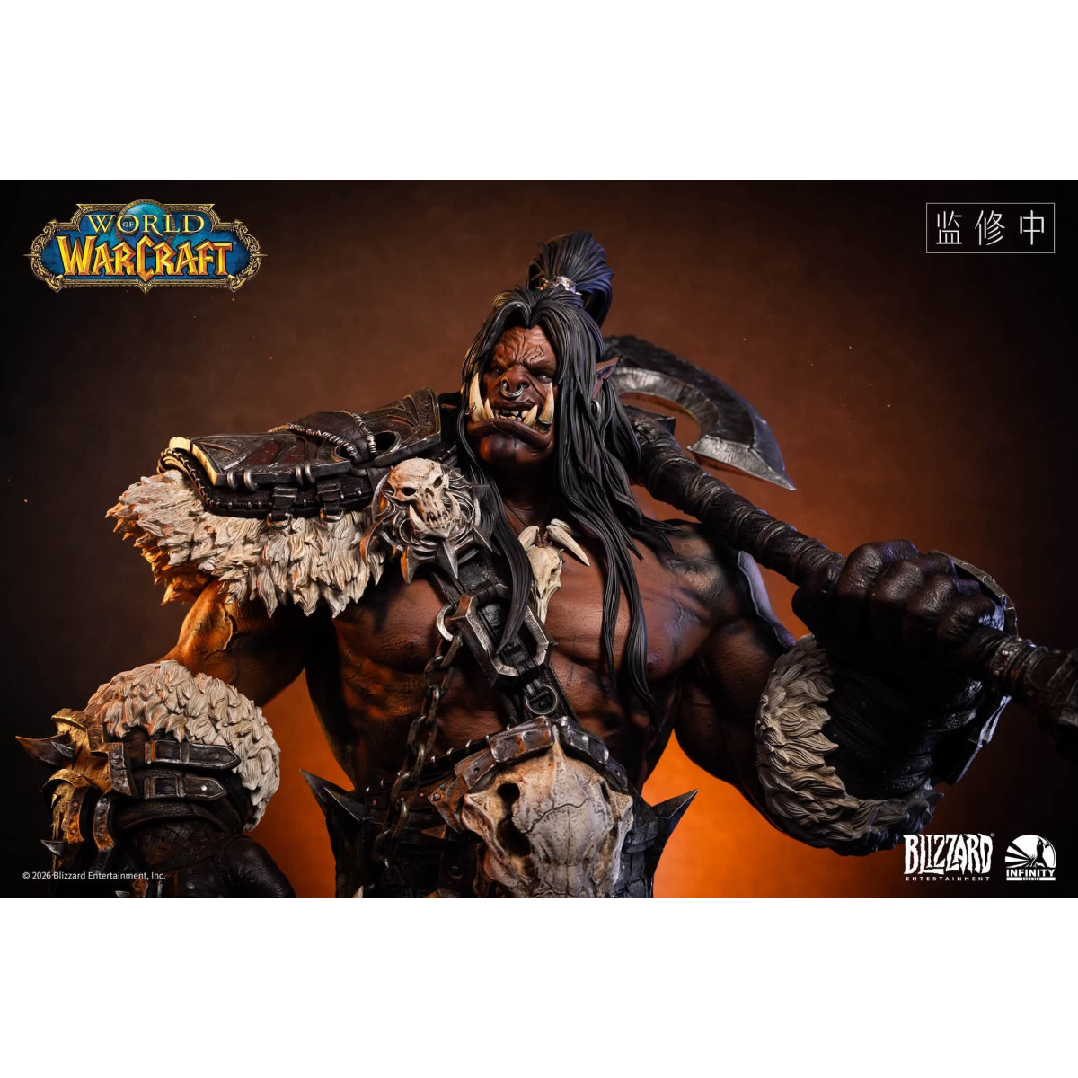 INFINITY STUDIO x BLIZZARD - Grommash Hellscream - 1/3 Scale Bust World of Warcraft