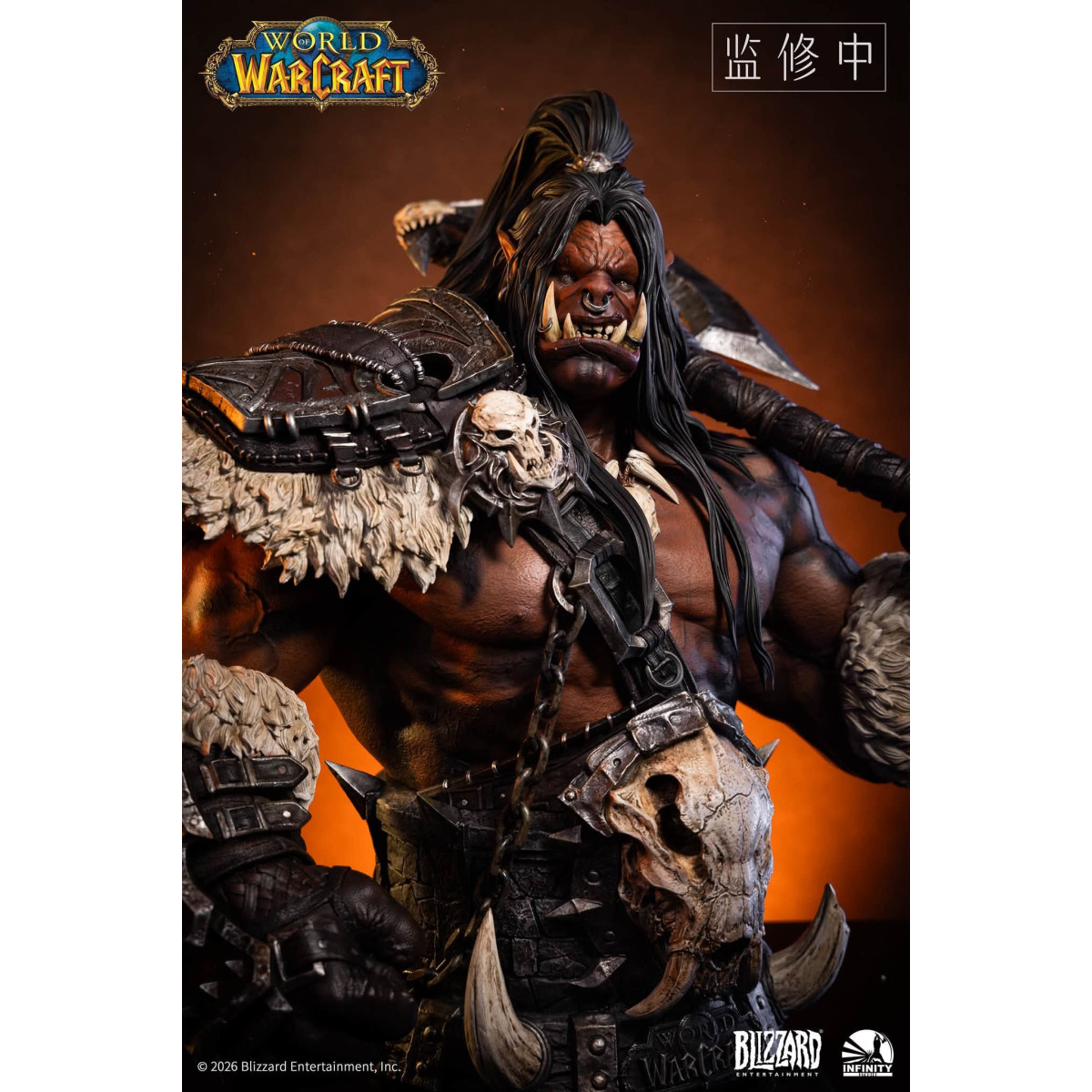 INFINITY STUDIO x BLIZZARD - Grommash Hellscream - 1/3 Scale Bust World of Warcraft