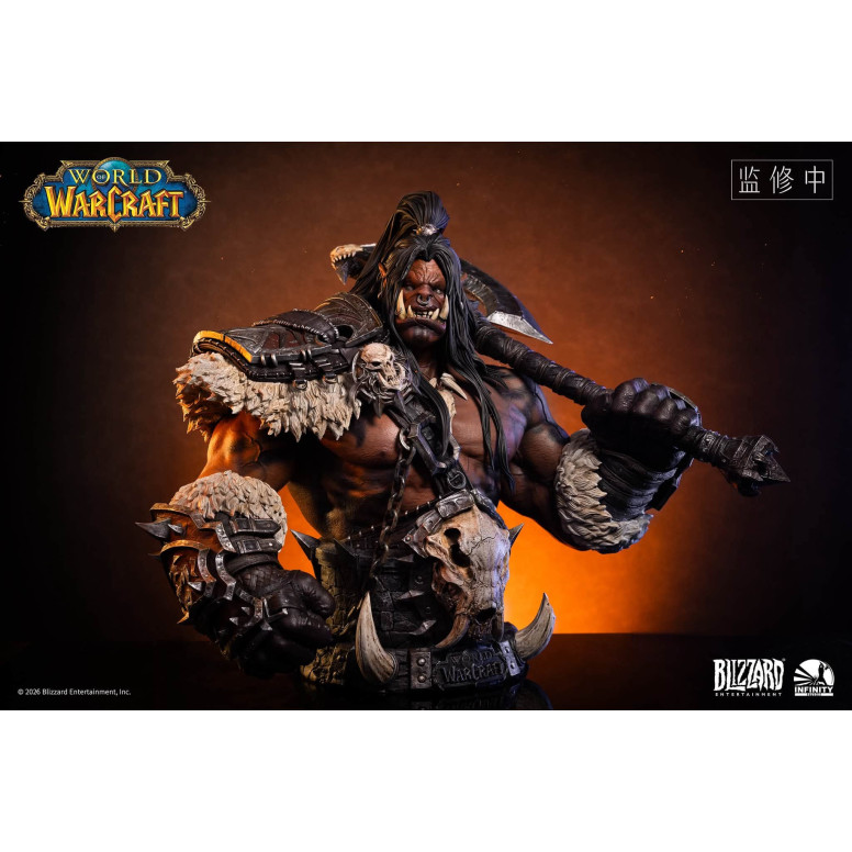 INFINITY STUDIO x BLIZZARD - Grommash Hellscream - 1/3 Scale Bust World of Warcraft