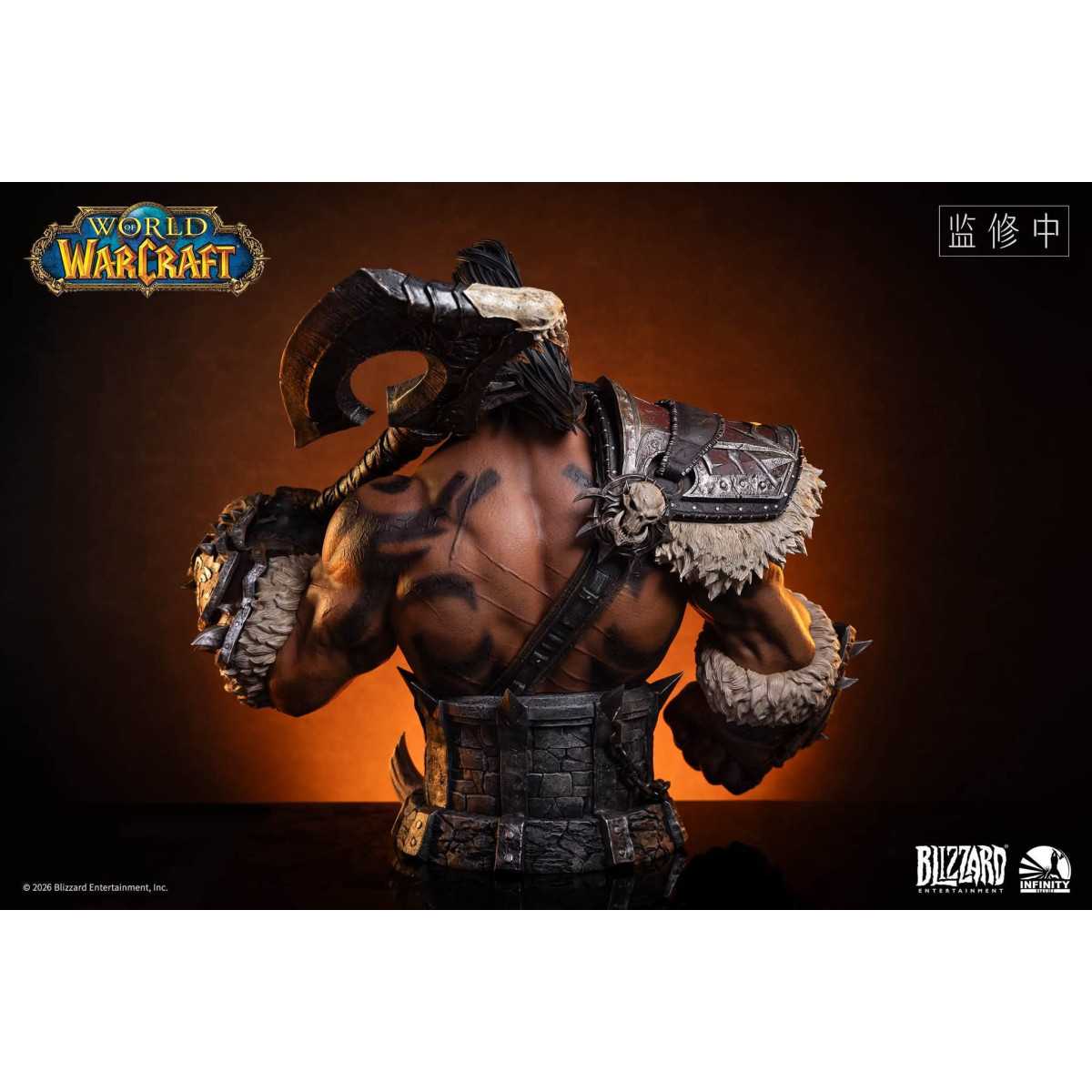 INFINITY STUDIO x BLIZZARD - Grommash Hellscream - 1/3 Scale Bust World of Warcraft