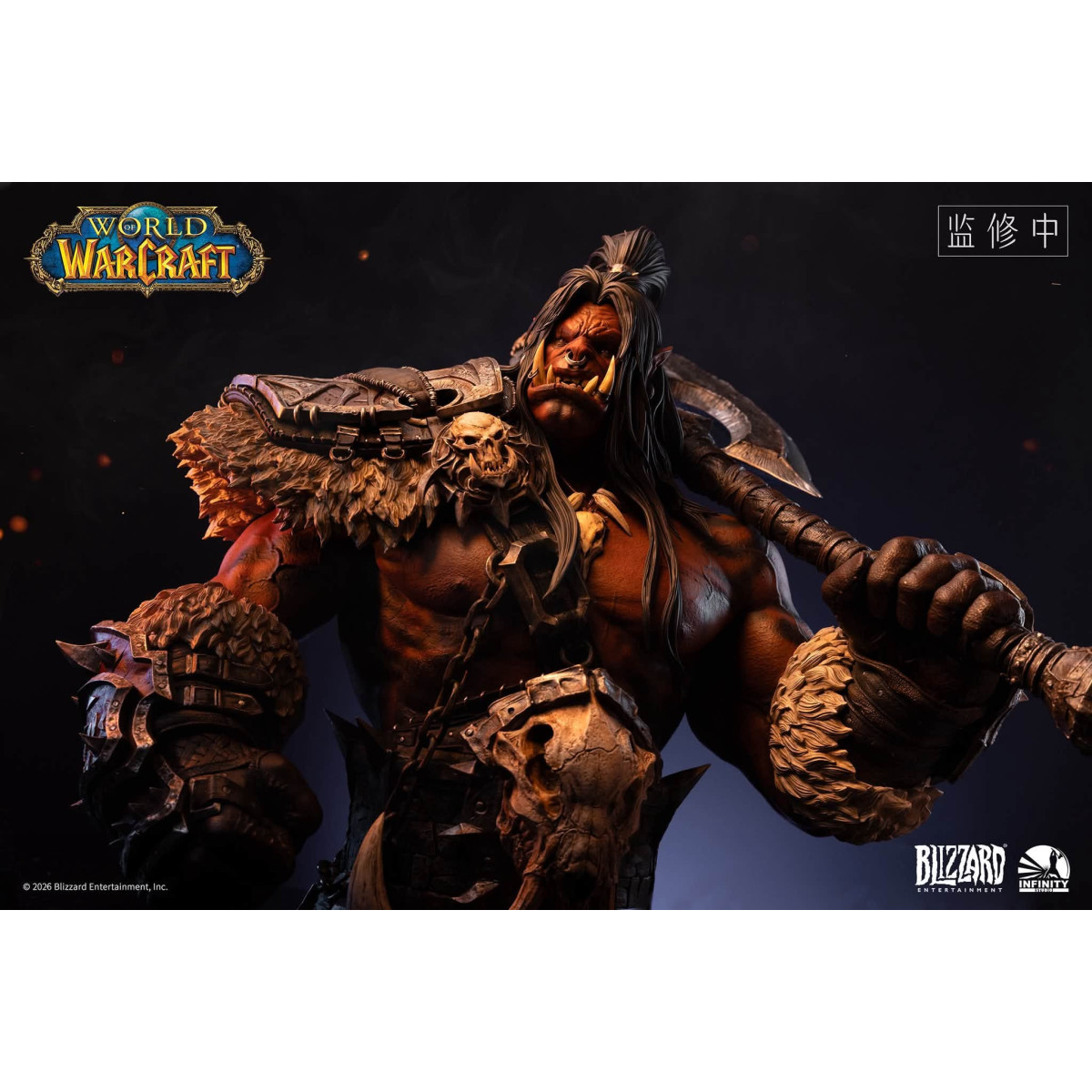 INFINITY STUDIO x BLIZZARD - Grommash Hellscream - 1/3 Scale Bust World of Warcraft
