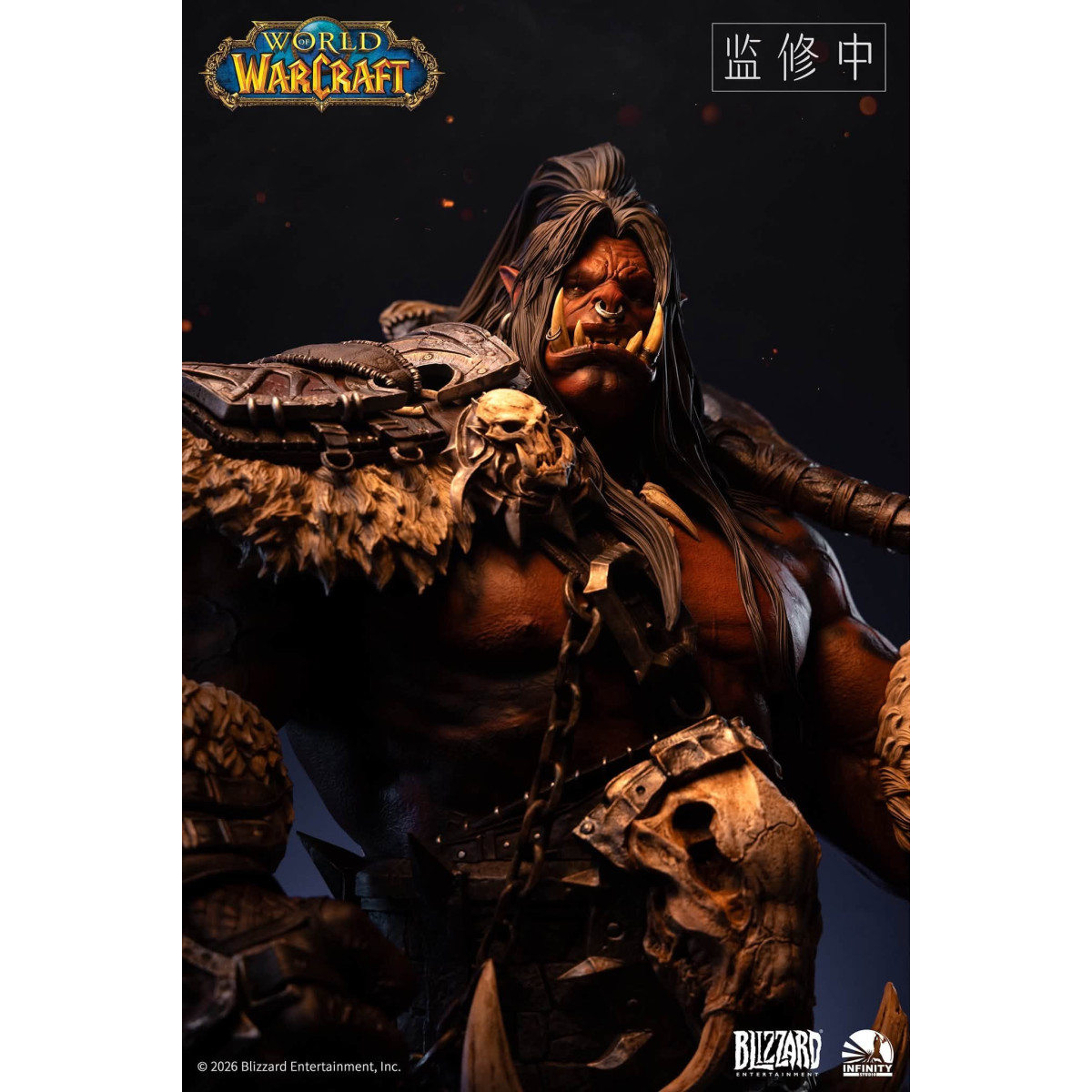 INFINITY STUDIO x BLIZZARD - Grommash Hellscream - 1/3 Scale Bust World of Warcraft