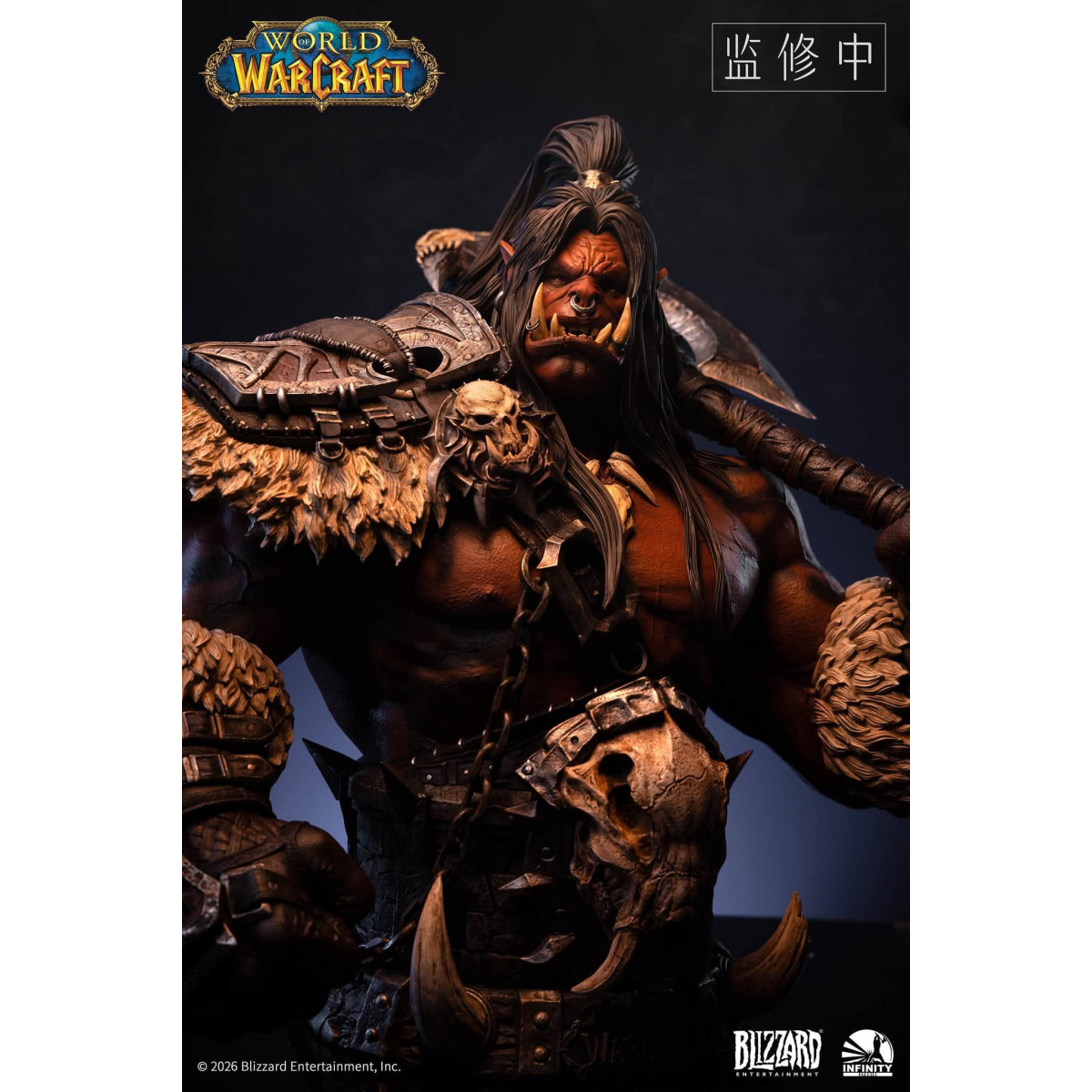 INFINITY STUDIO x BLIZZARD - Grommash Hellscream - 1/3 Scale Bust World of Warcraft