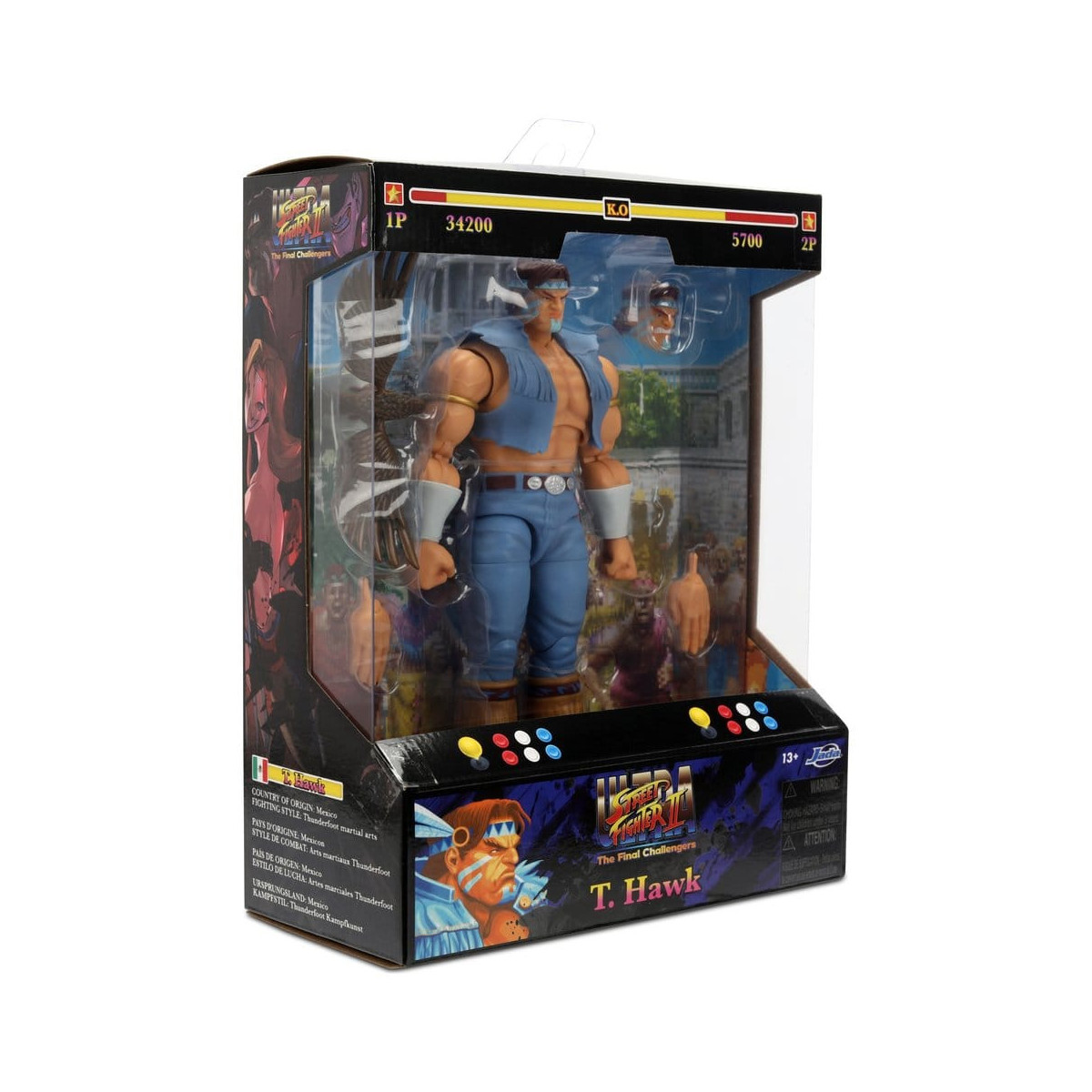 Jada Toys - T.HAWK 1/12 - Ultra- Street Fighter II: The Final Challengers - Series 5