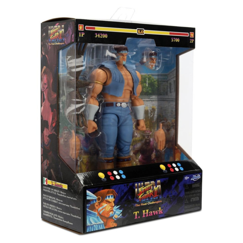 Jada Toys - T.HAWK 1/12 - Ultra- Street Fighter II: The Final Challengers - Series 5
