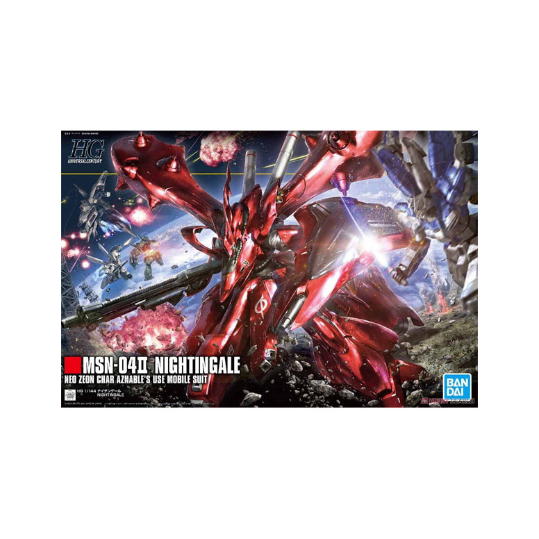 Bandai - Gunpla - Gundam 1/144 HG - Msn-04II Nightingale - Mobile Suit Gundam: Char's Counterattack