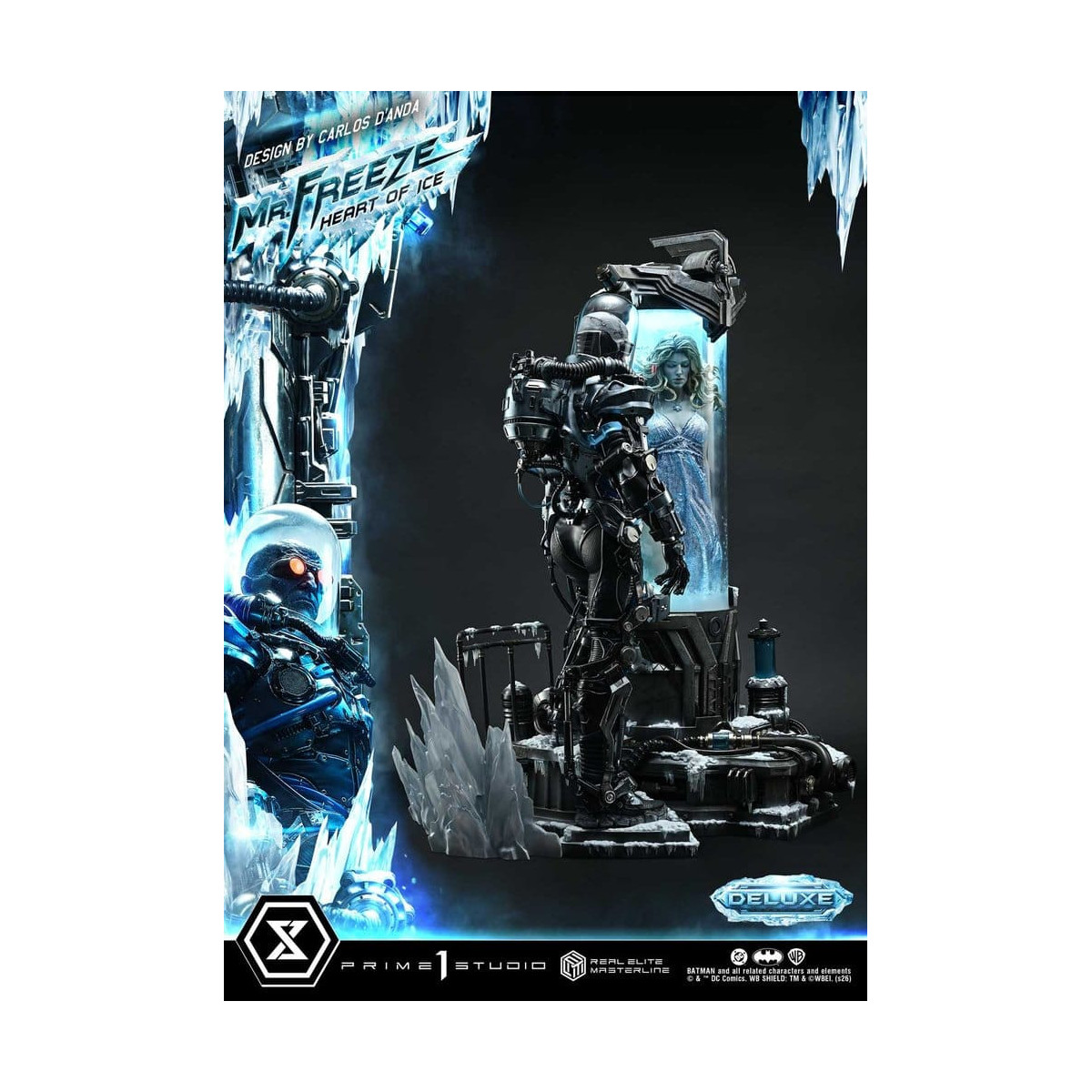 Prime 1 Studio - Mr. Freeze: Heart of Ice (Designed by Carlos D'Anda) DX Bonus Version - Real Elite Masterline Series 1/3