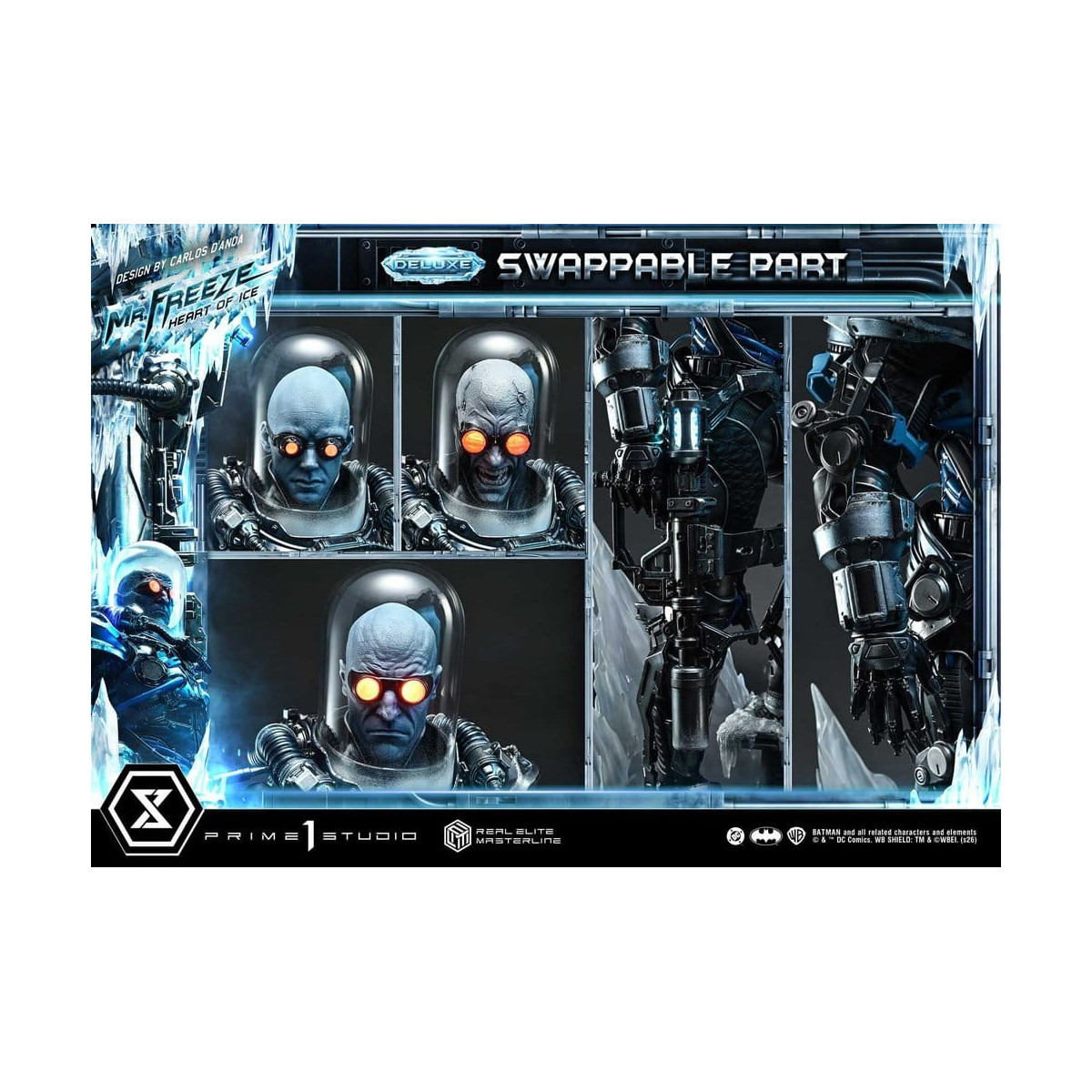 Prime 1 Studio - Mr. Freeze: Heart of Ice (Designed by Carlos D'Anda) DX Bonus Version - Real Elite Masterline Series 1/3
