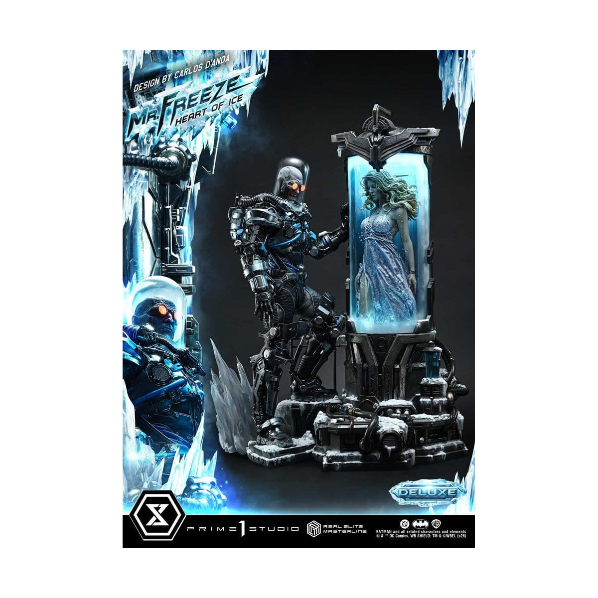 Prime 1 Studio - Mr. Freeze: Heart of Ice (Designed by Carlos D'Anda) DX Bonus Version - Real Elite Masterline Series 1/3
