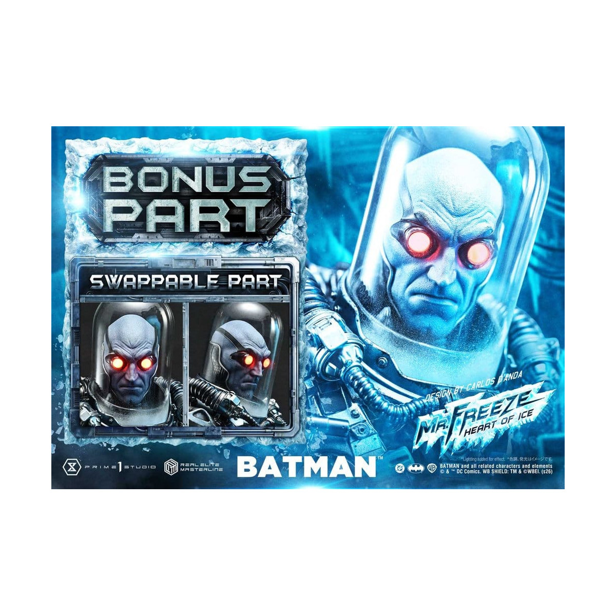 Prime 1 Studio - Mr. Freeze: Heart of Ice (Designed by Carlos D'Anda) DX Bonus Version - Real Elite Masterline Series 1/3