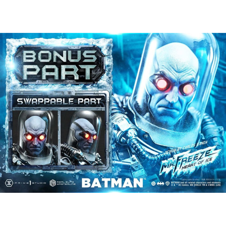 Prime 1 Studio - Mr. Freeze: Heart of Ice (Designed by Carlos D'Anda) DX Bonus Version - Real Elite Masterline Series 1/3