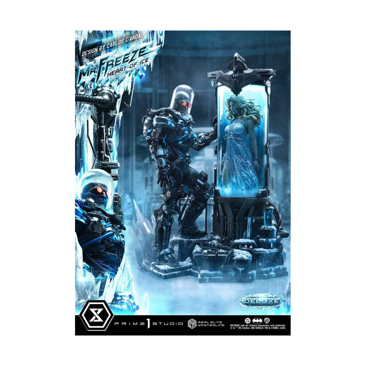Prime 1 Studio - Mr. Freeze: Heart of Ice (Designed by Carlos D'Anda) DX Version - Real Elite Masterline Series 1/3