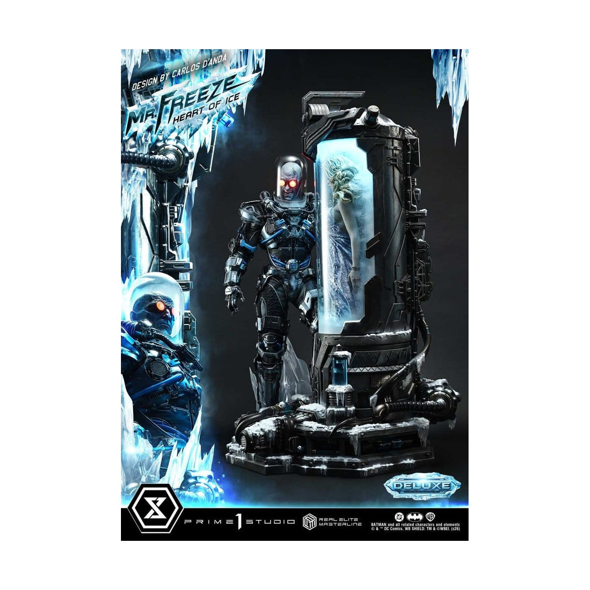 Prime 1 Studio - Mr. Freeze: Heart of Ice (Designed by Carlos D'Anda) DX Version - Real Elite Masterline Series 1/3