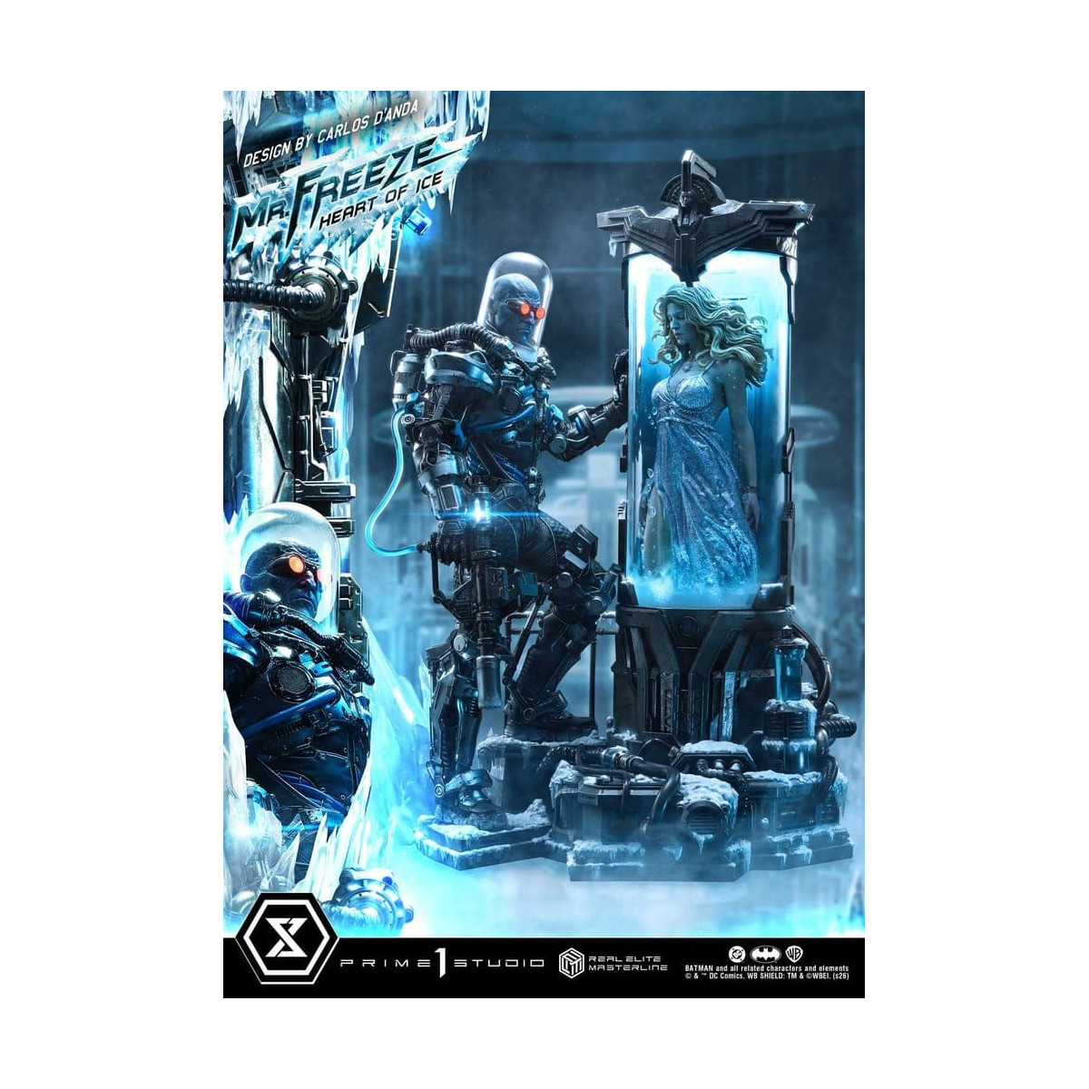 Prime 1 Studio - Mr. Freeze: Heart of Ice (Designed by Carlos D'Anda) - Real Elite Masterline Series 1/3