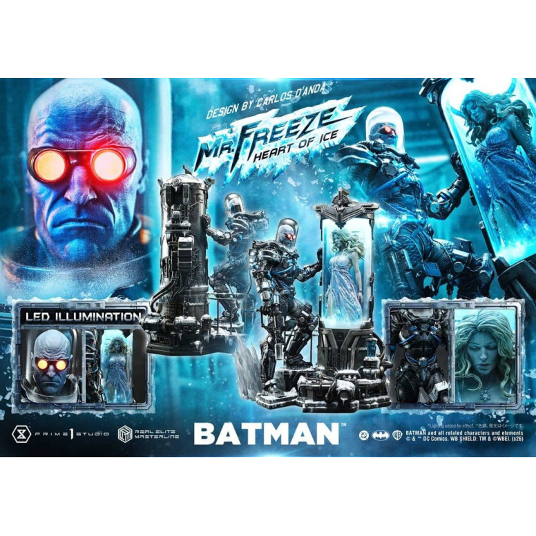 Prime 1 Studio - Mr. Freeze: Heart of Ice (Designed by Carlos D'Anda) - Real Elite Masterline Series 1/3