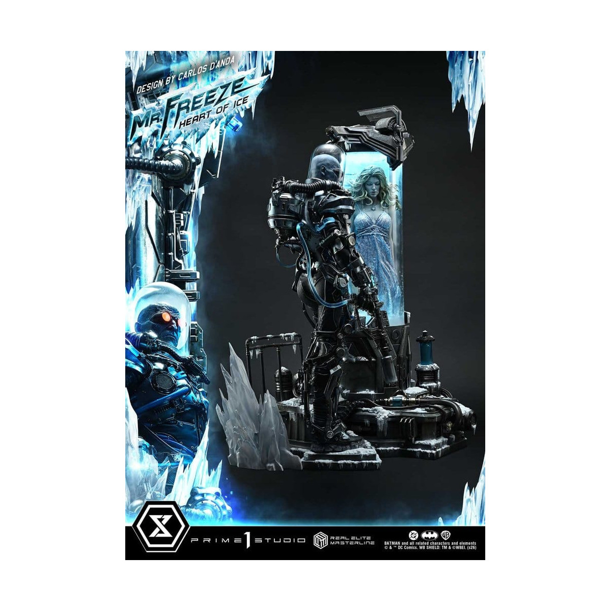 Prime 1 Studio - Mr. Freeze: Heart of Ice (Designed by Carlos D'Anda) - Real Elite Masterline Series 1/3