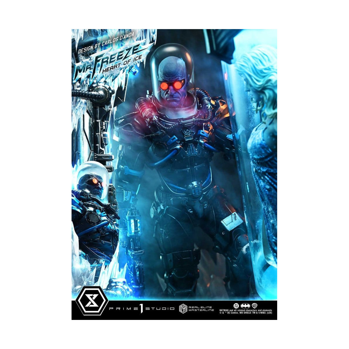 Prime 1 Studio - Mr. Freeze: Heart of Ice (Designed by Carlos D'Anda) - Real Elite Masterline Series 1/3
