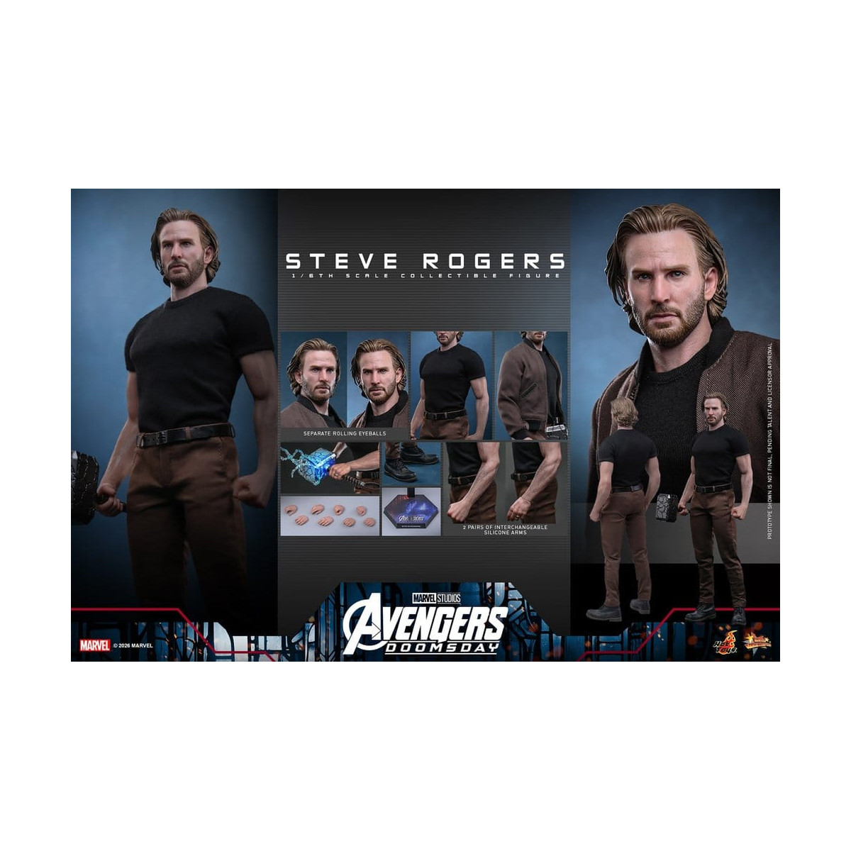 Hot Toys - Steve Rogers 1/6 - Avengers: Doomsday