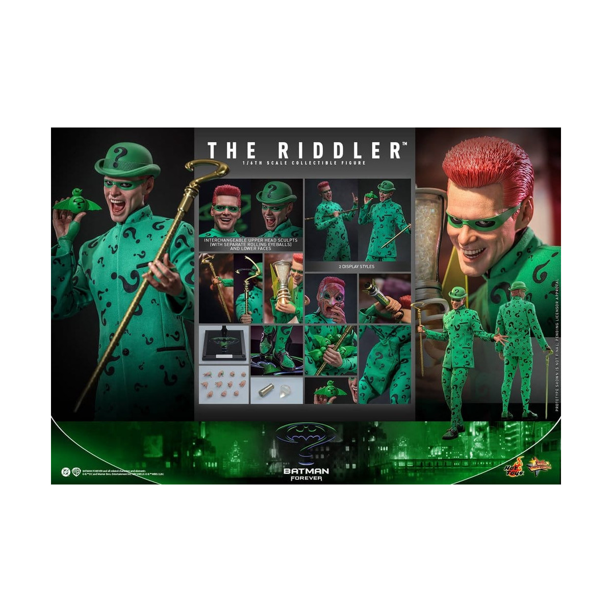 Hot Toys DC Comics - Riddler MMS, 1/6 Scale - Batman Forever
