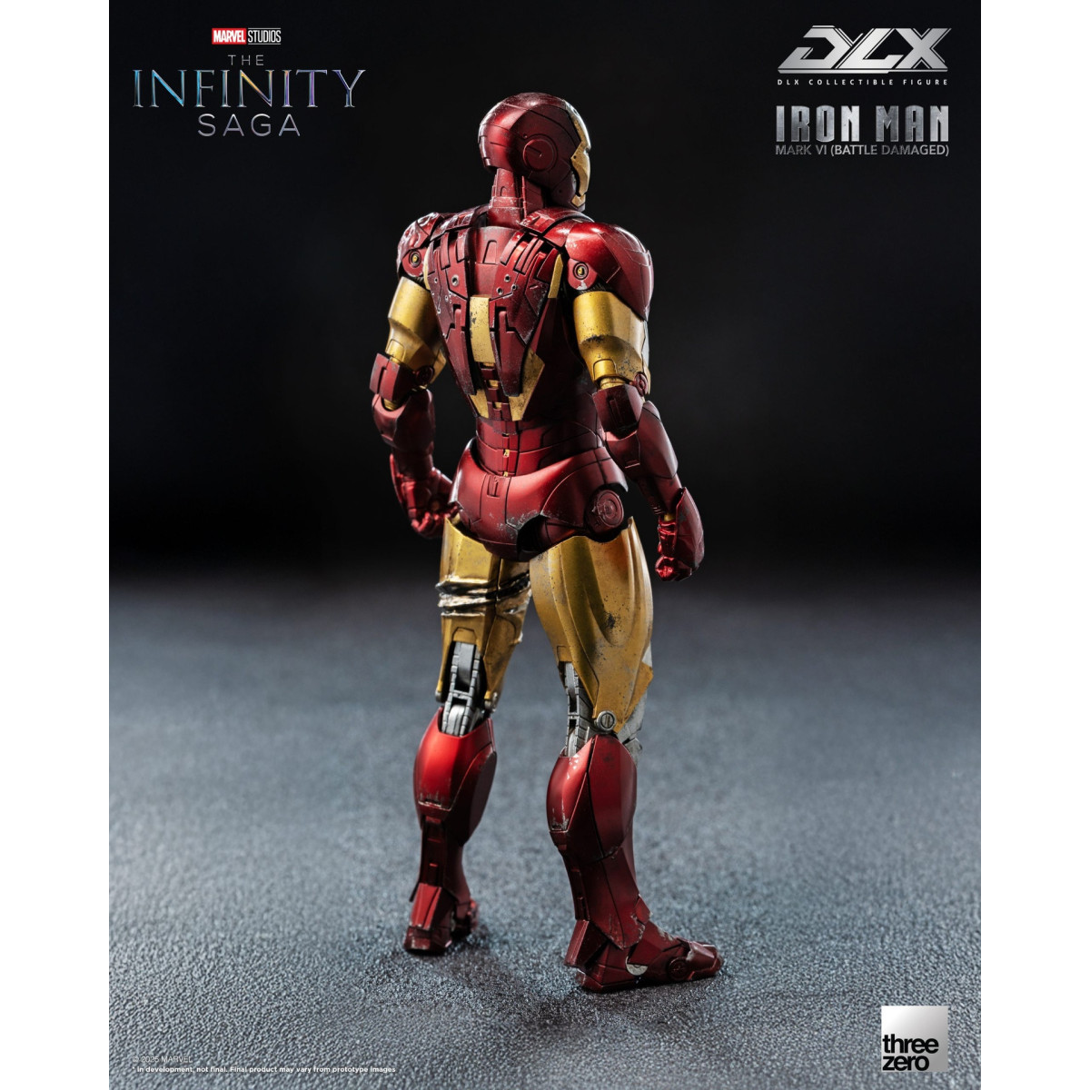 Threezero Infinity Saga Iron Man —Mark 6 (Battle-Damaged) DLX, 1/12 scale