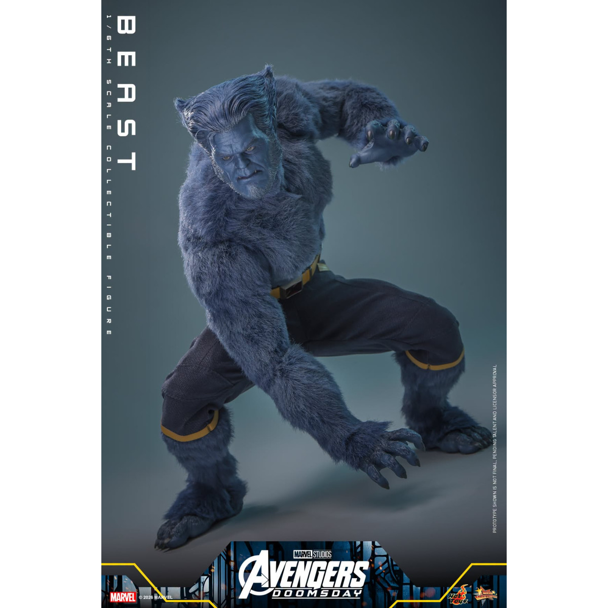 Hot Toys - Beast MMS, 1/6 Scale - Avengers: Doomsday