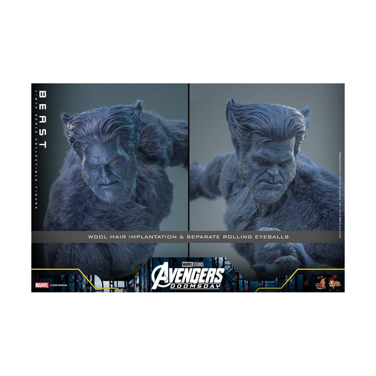 Hot Toys - Beast MMS, 1/6 Scale - Avengers: Doomsday