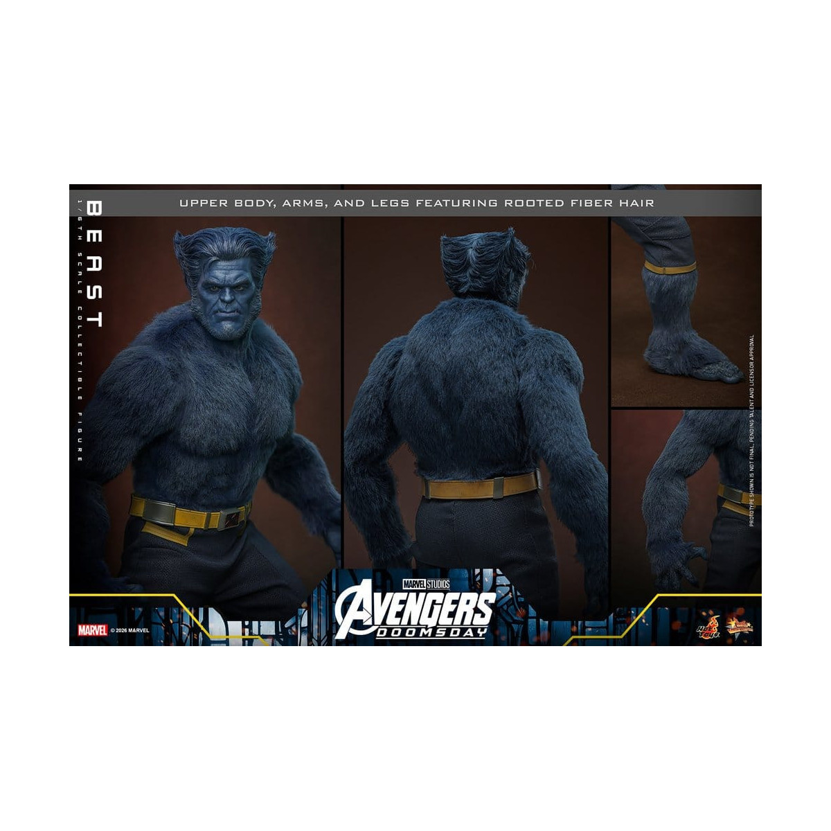 Hot Toys - Beast MMS, 1/6 Scale - Avengers: Doomsday