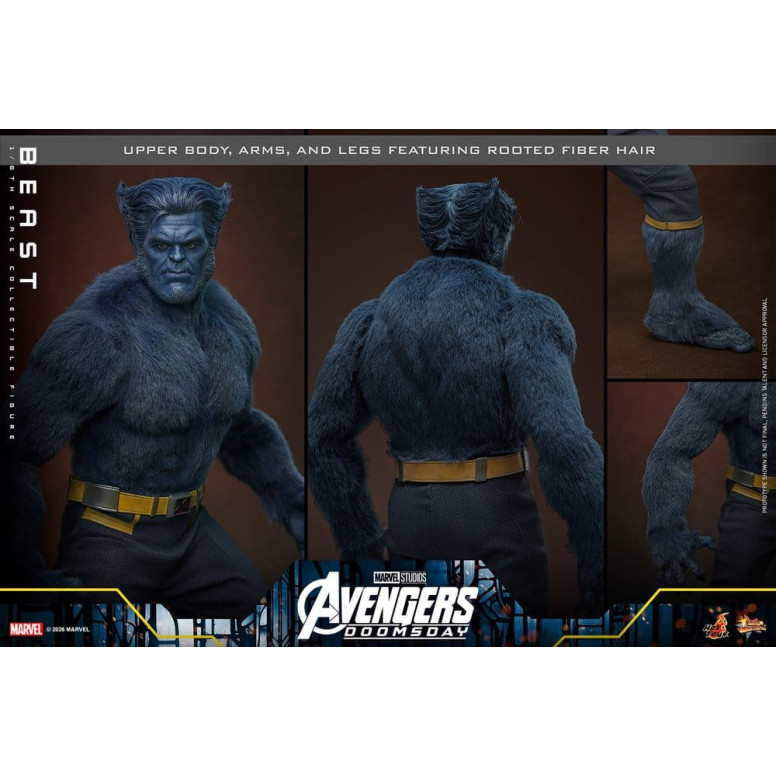 Hot Toys - Beast MMS, 1/6 Scale - Avengers: Doomsday