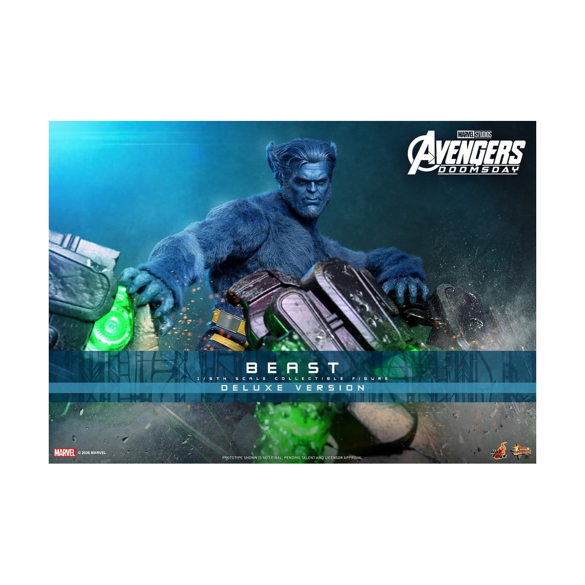 Hot Toys - Beast Deluxe Version MMS, 1/6 Scale - Avengers: Doomsday