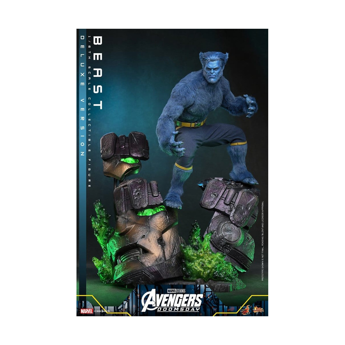 Hot Toys - Beast Deluxe Version MMS, 1/6 Scale - Avengers: Doomsday