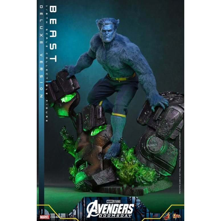 Hot Toys - Beast Deluxe Version MMS, 1/6 Scale - Avengers: Doomsday
