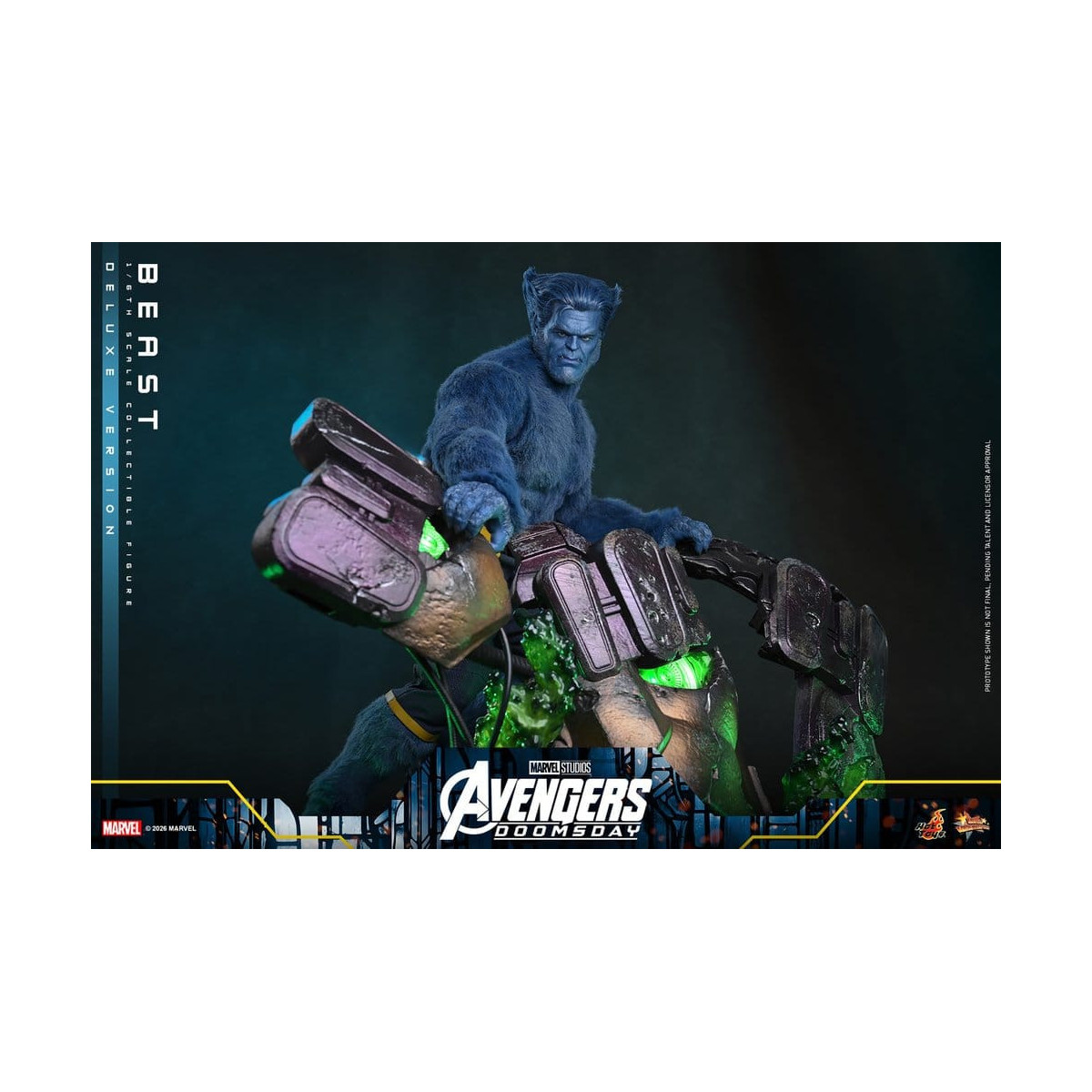 Hot Toys - Beast Deluxe Version MMS, 1/6 Scale - Avengers: Doomsday