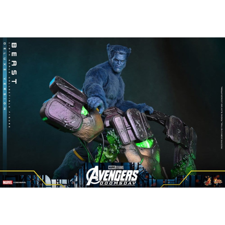 Hot Toys - Beast Deluxe Version MMS, 1/6 Scale - Avengers: Doomsday