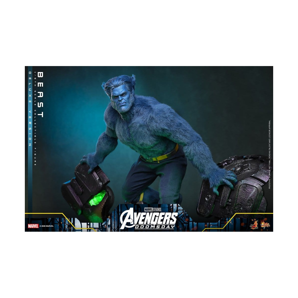 Hot Toys - Beast Deluxe Version MMS, 1/6 Scale - Avengers: Doomsday
