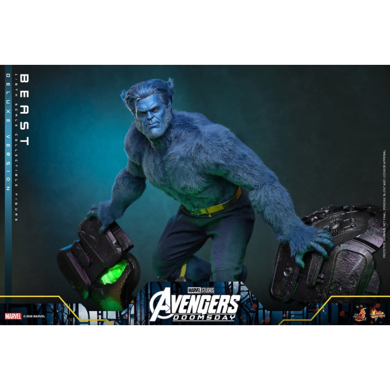 Hot Toys - Beast Deluxe Version MMS, 1/6 Scale - Avengers: Doomsday