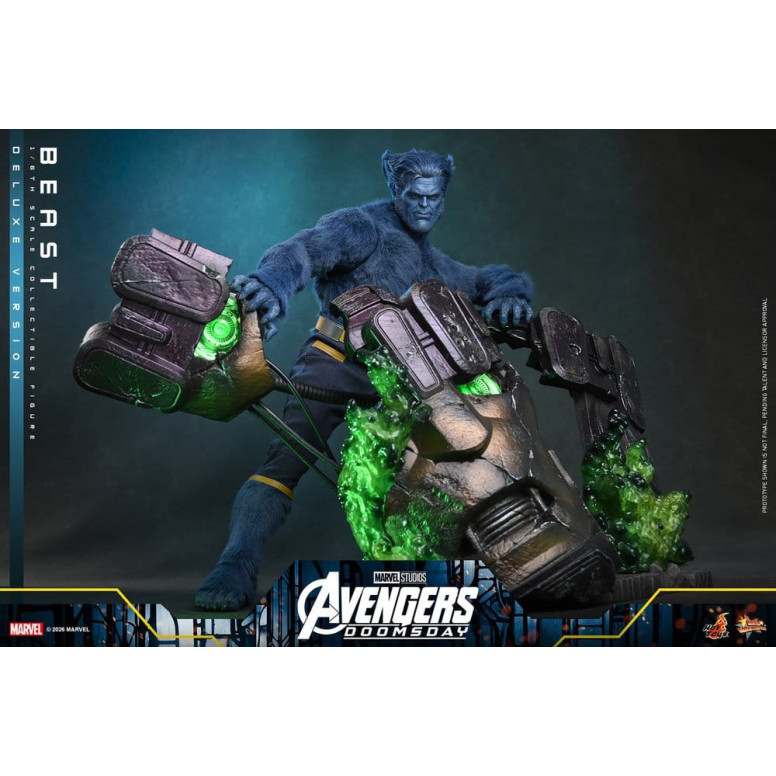 Hot Toys - Beast Deluxe Version MMS, 1/6 Scale - Avengers: Doomsday