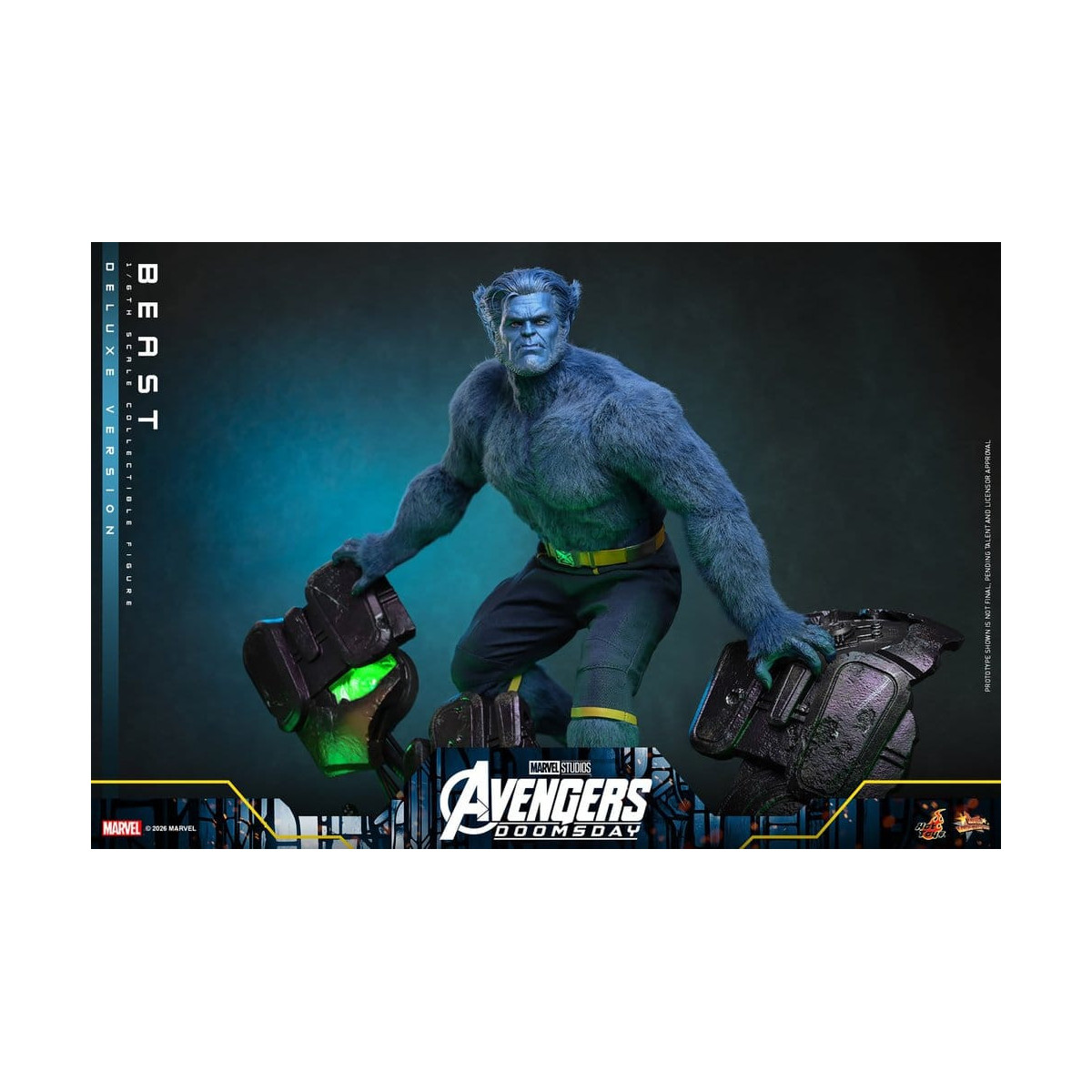 Hot Toys - Beast Deluxe Version MMS, 1/6 Scale - Avengers: Doomsday