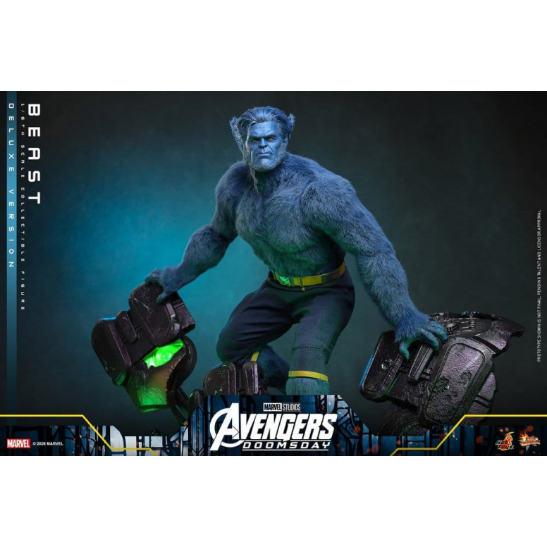 Hot Toys - Beast Deluxe Version MMS, 1/6 Scale - Avengers: Doomsday