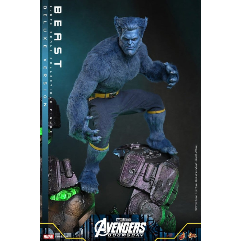 Hot Toys - Beast Deluxe Version MMS, 1/6 Scale - Avengers: Doomsday