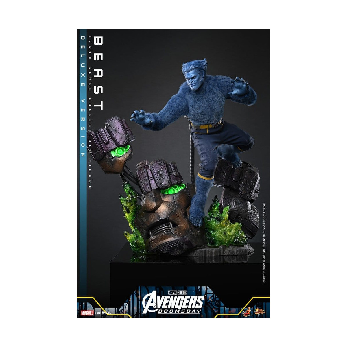 Hot Toys - Beast Deluxe Version MMS, 1/6 Scale - Avengers: Doomsday
